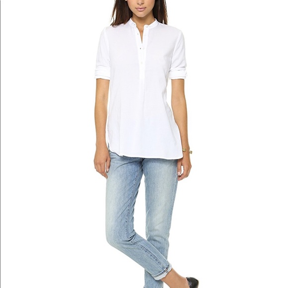 Madewell Tops - Madewell White Wellspring Tunic Popover XXS